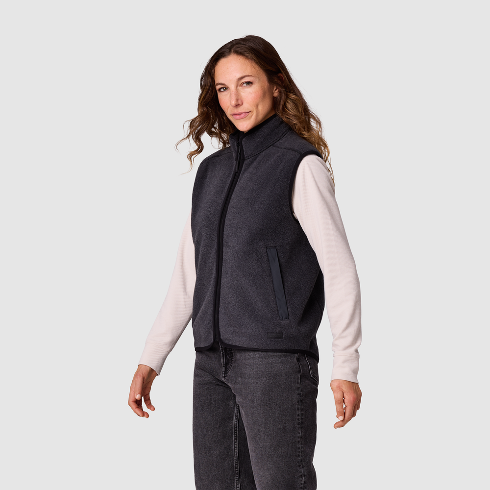 Women's Deming Fleece Vest - 图片 13