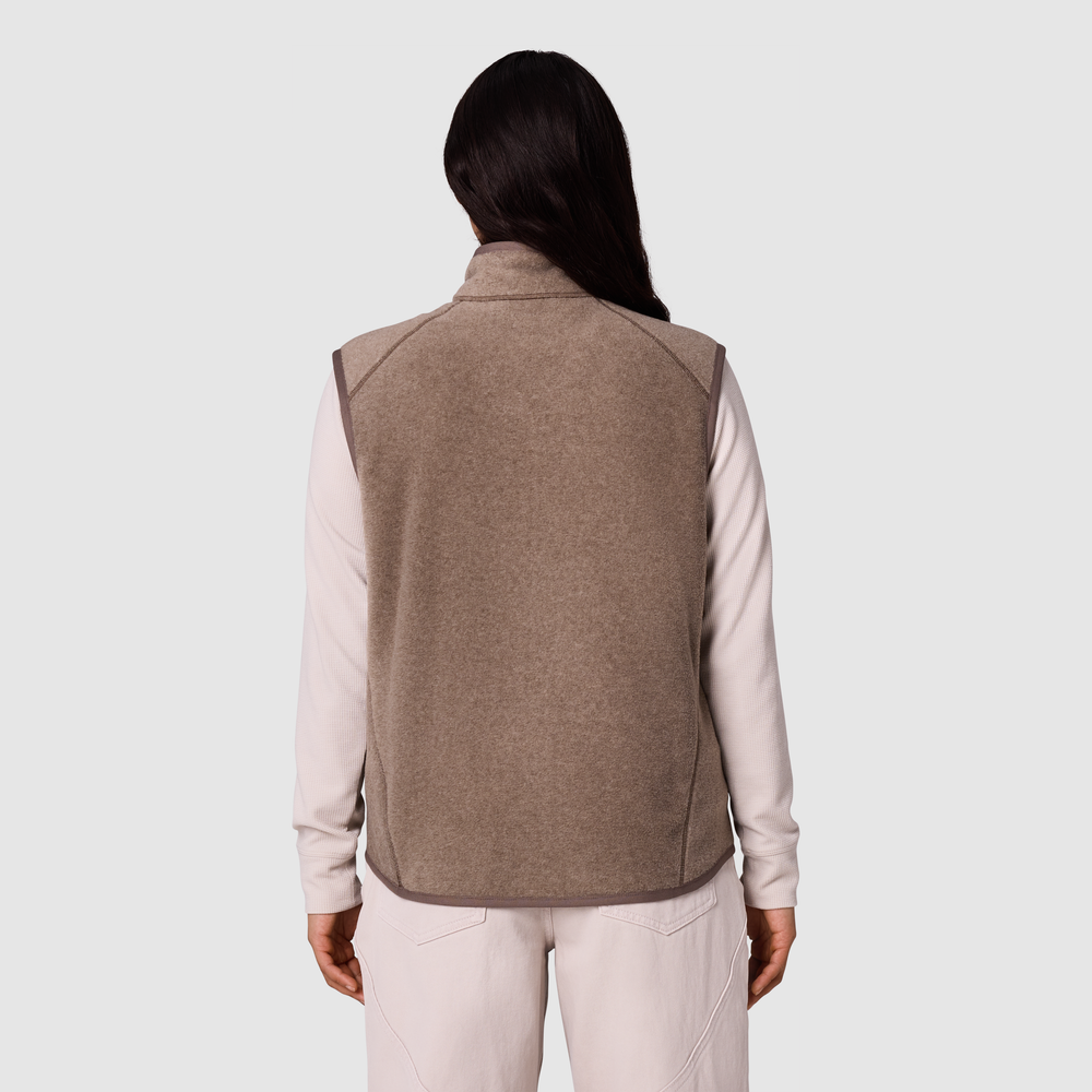 Women's Deming Fleece Vest - 图片 2