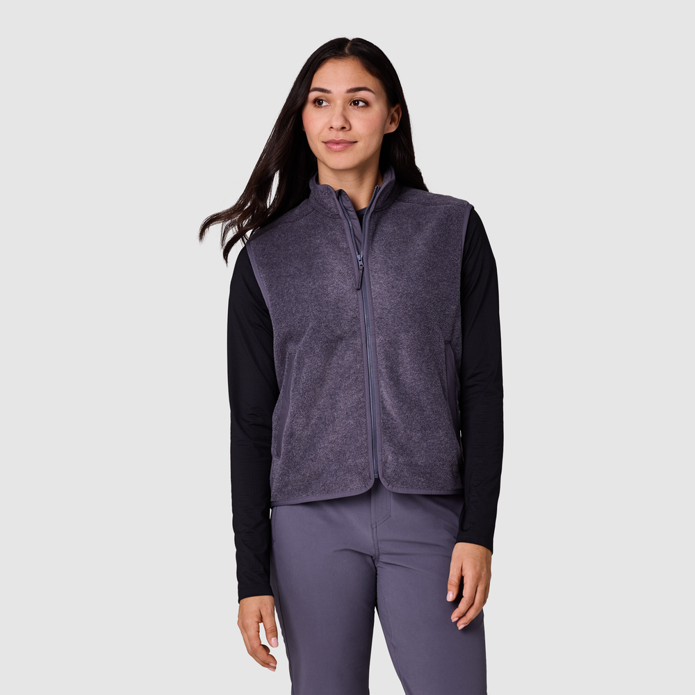 Women's Deming Fleece Vest - 图片 6