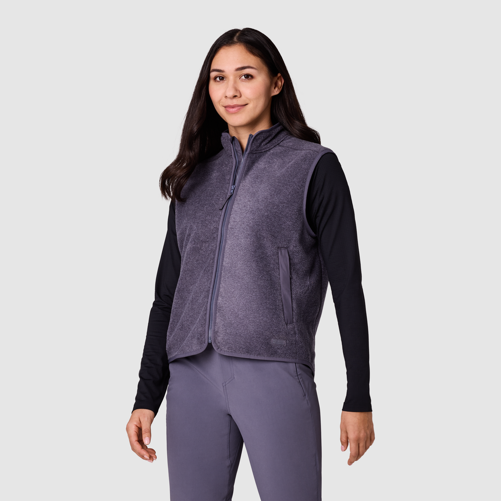 Women's Deming Fleece Vest - 图片 8